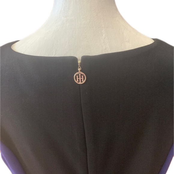 Tommy Hilfiger Black and Blue Dress size 14 A shape Dress - Picture 4 of 4